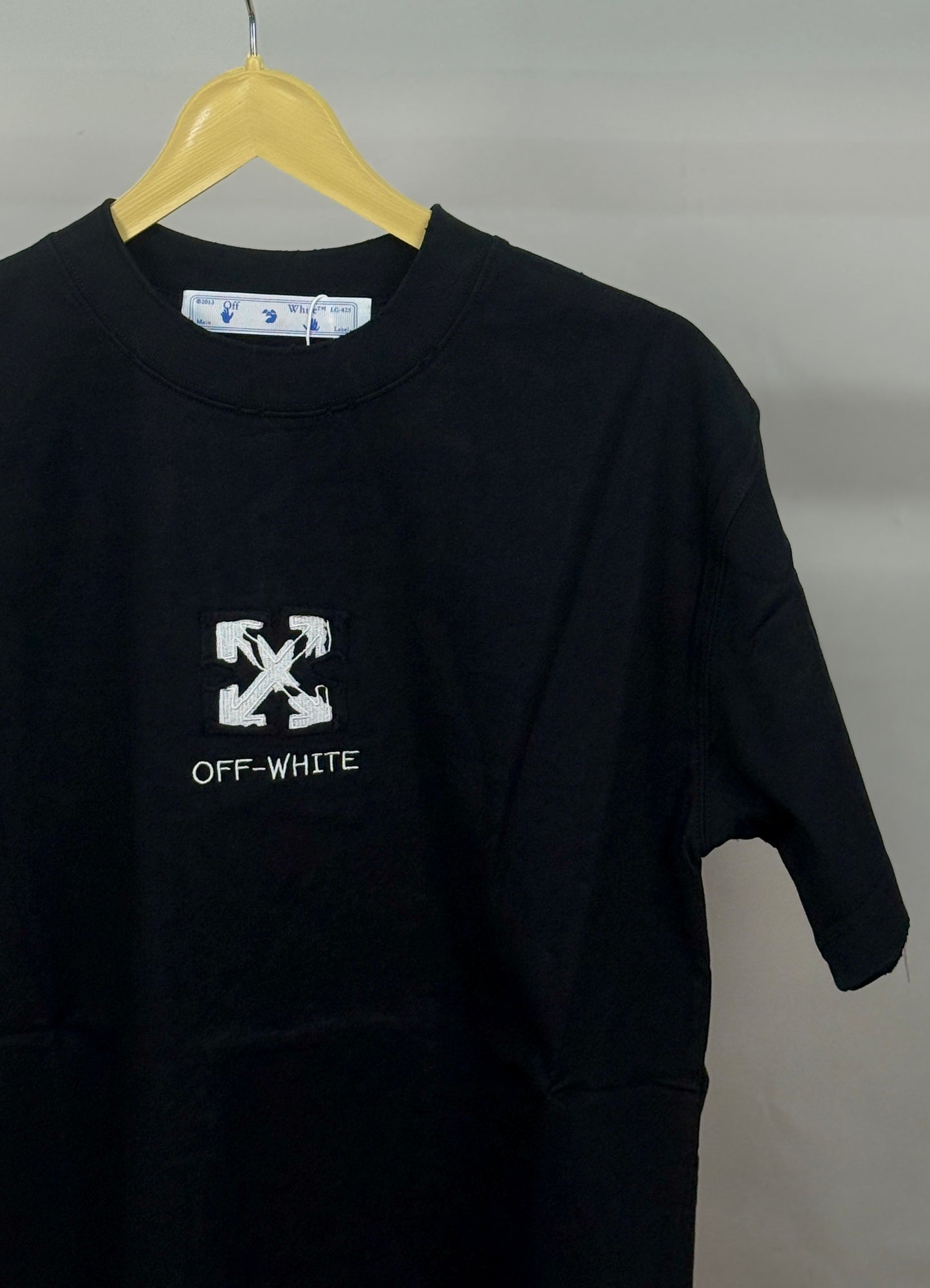 OFF_WHITE WASH BLACK OVERSIZED TSHIRT