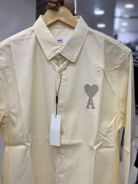 AM I LEMON SHIRT WITH EMBROIDERED LOGO