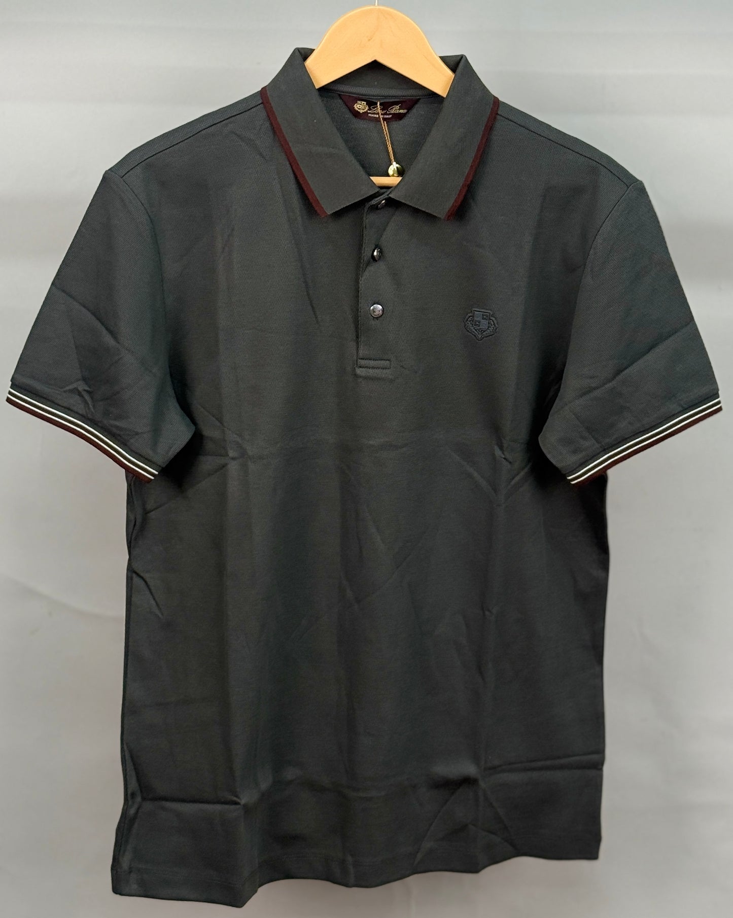LORO_PIANA POLO GREEN TSHIRT