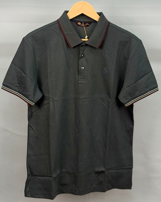 LORO_PIANA POLO GREEN TSHIRT