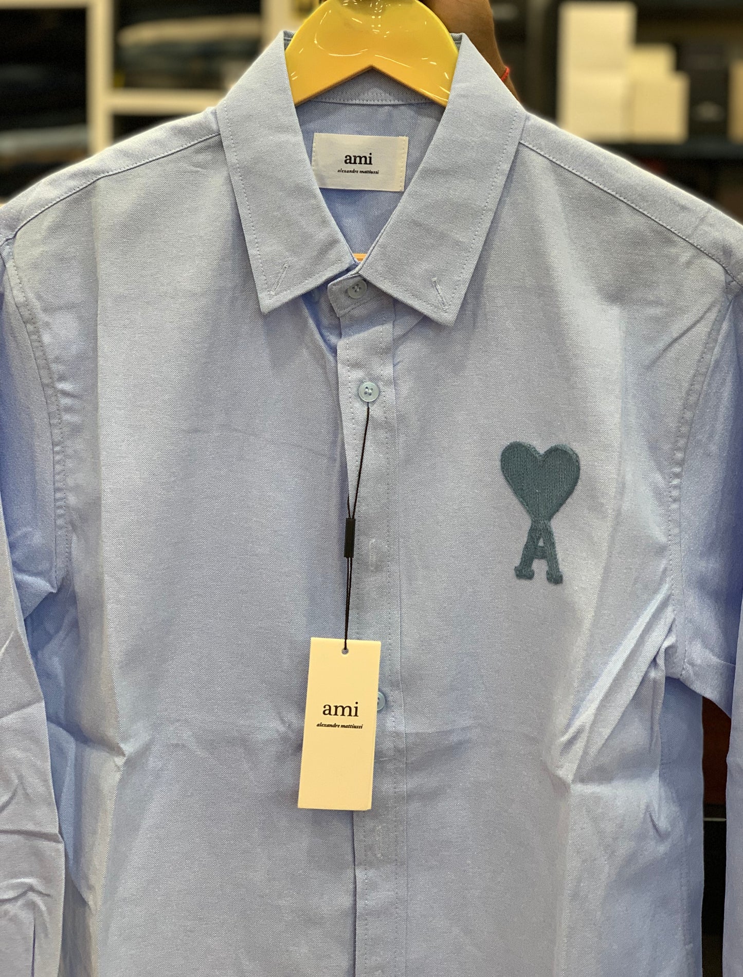 AM I SKY SHIRT WITH EMBROIDERED
LOGO