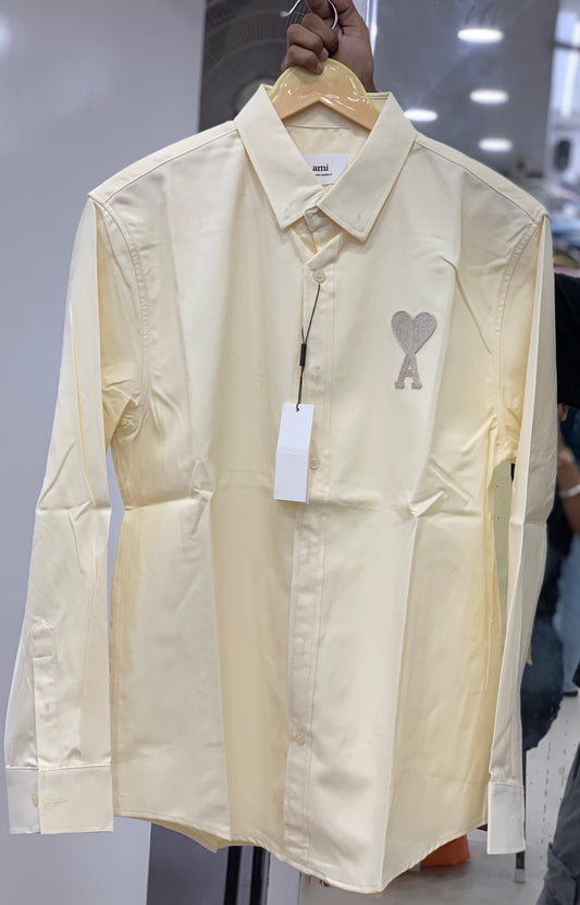 AM I LEMON SHIRT WITH EMBROIDERED LOGO