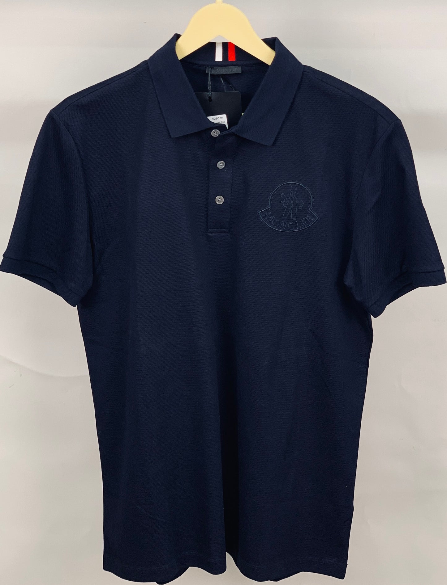 MONCLE_R POLO BLACK TSHIRT