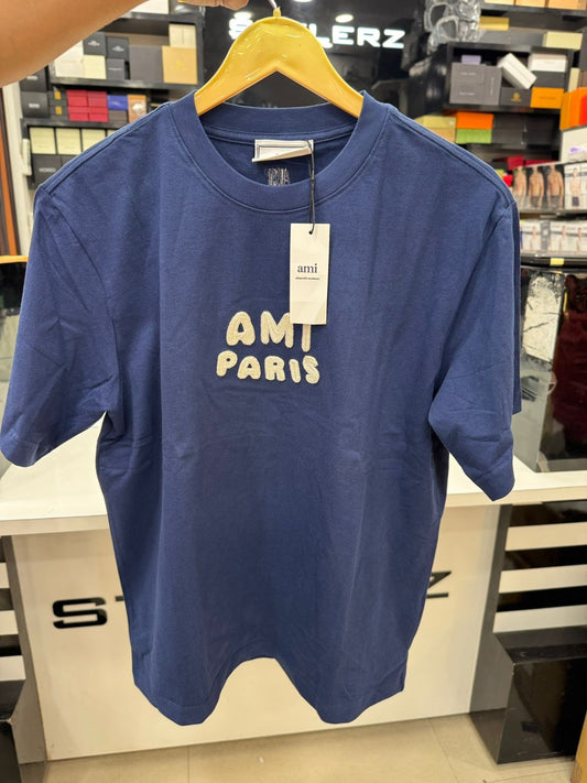 AMI BRANDING BLUE TSHIRT