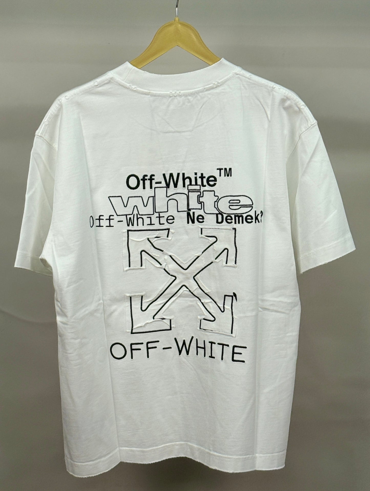 OFF_WHITE WASH OVERSIZED  TSHIRT