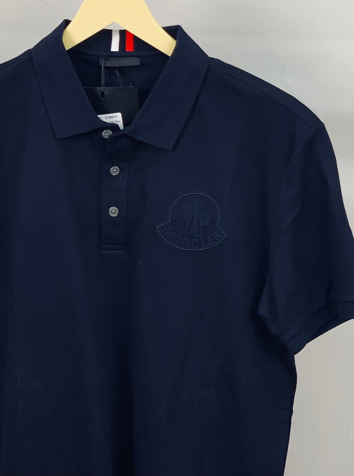 MONCLE_R POLO BLACK TSHIRT