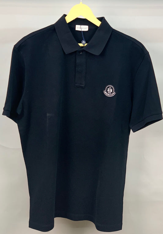 MONCLE_R POLO BLACK TSHIRT