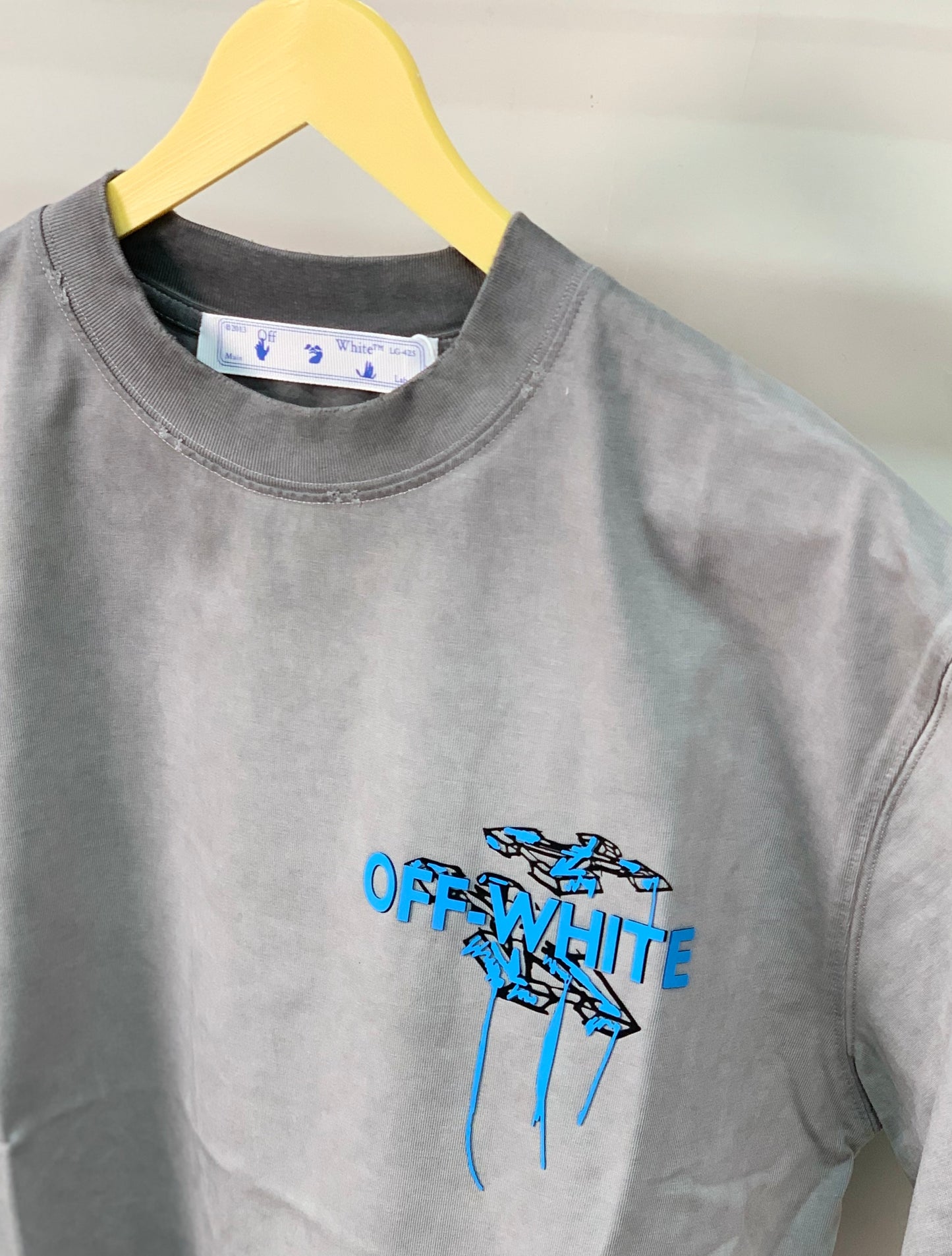 OFF_WHIT_E TSHIRT GREY