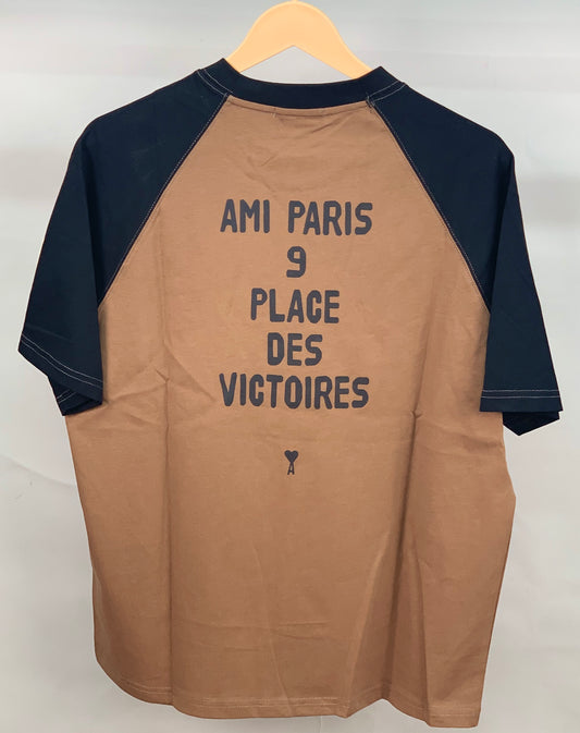 AM_I OFF BROWN BLACK TSHIRT
