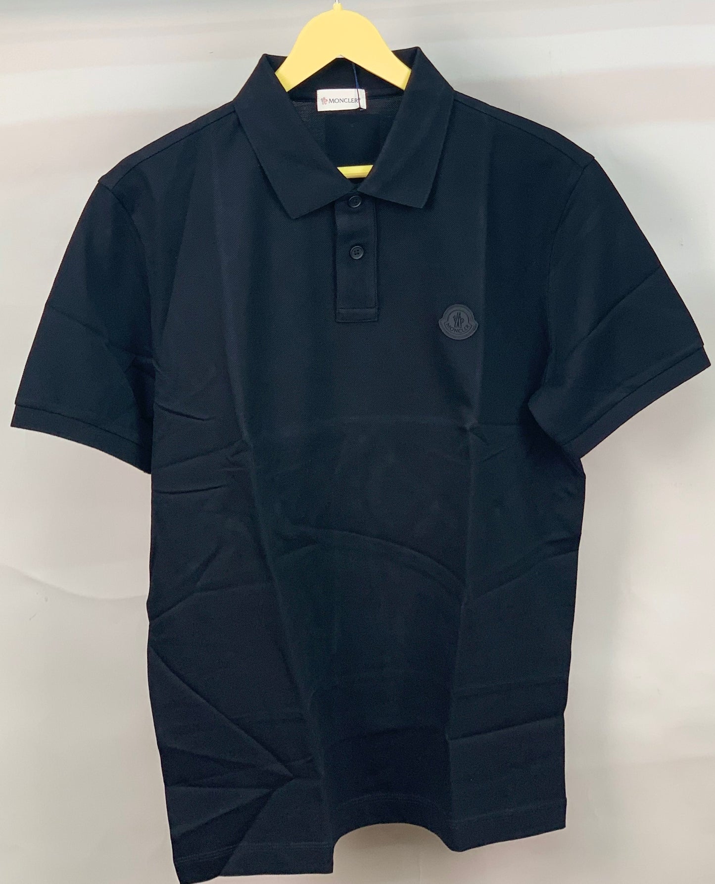 MONCLE_R POLO BLACK TSHIRT