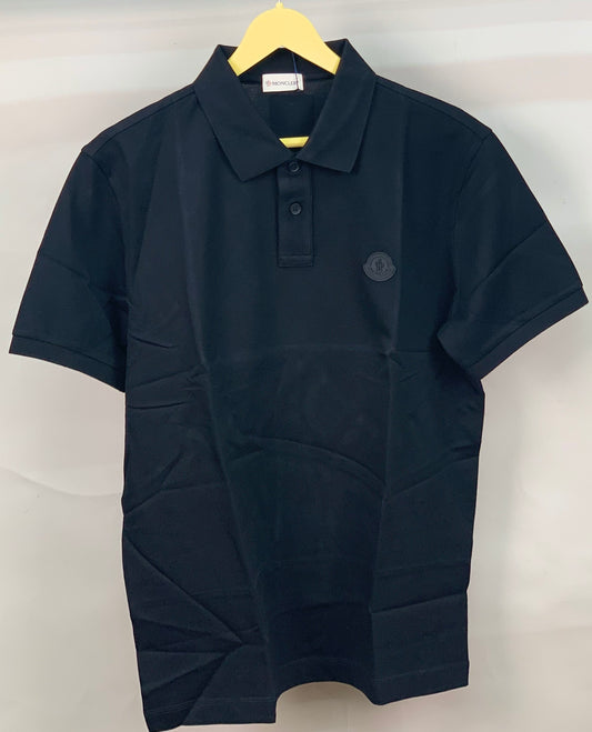 MONCLE_R POLO BLACK TSHIRT