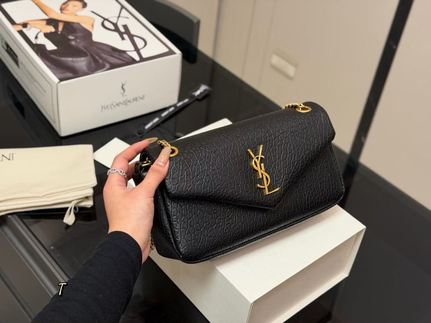 YSL BLACK BAG