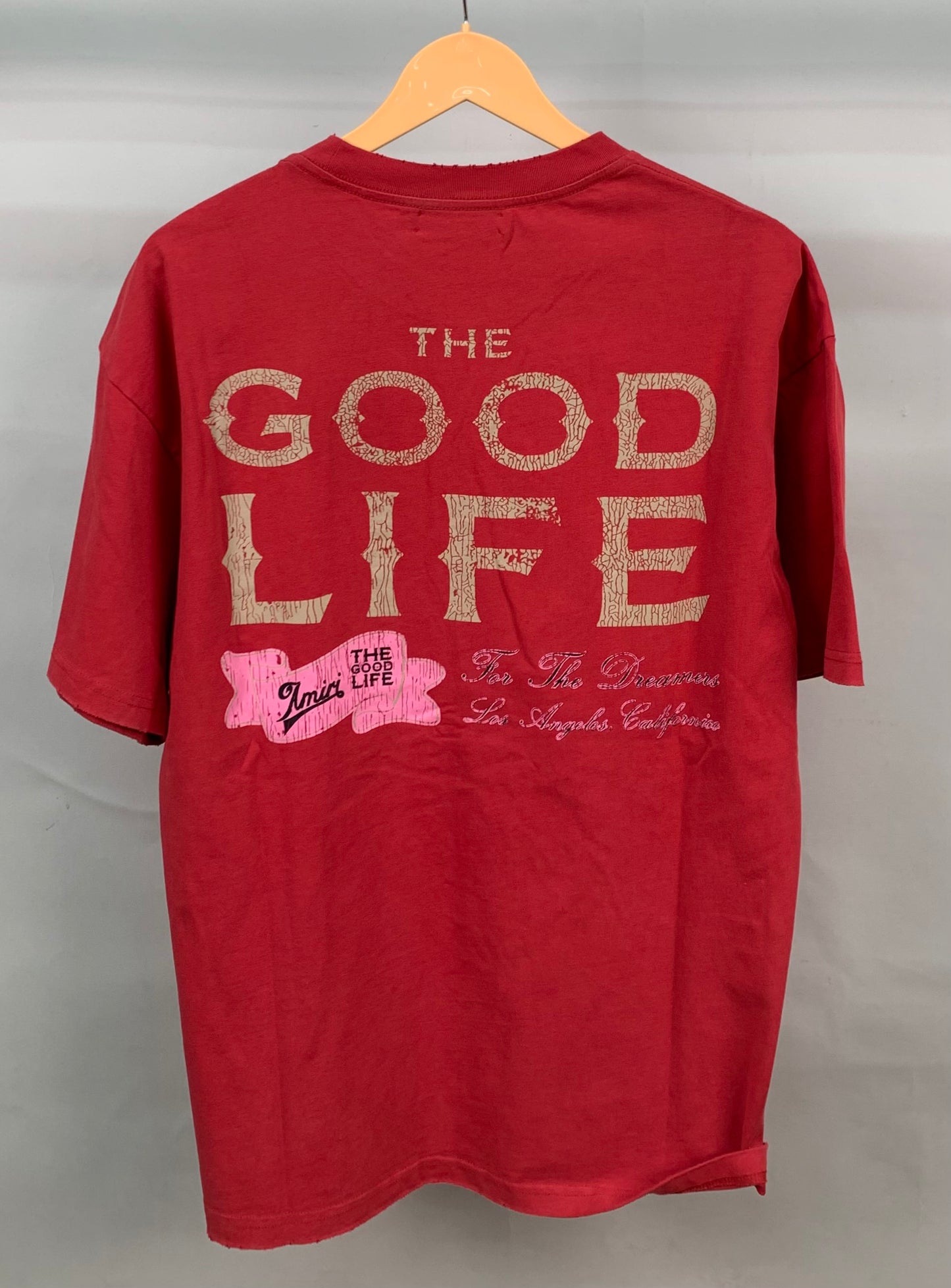 AMIR_I RED WASH TSHIRT