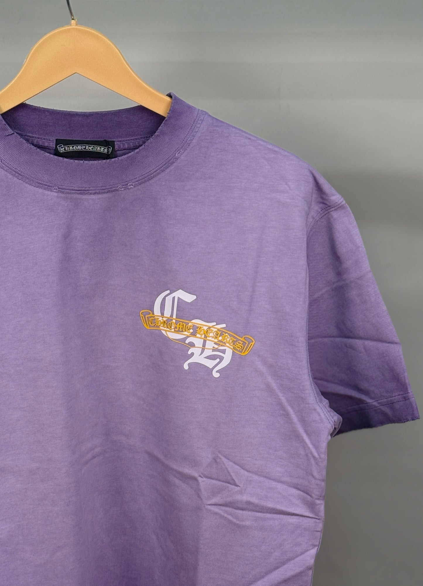CHROME_HEARTS  PURPLE TSHIRT