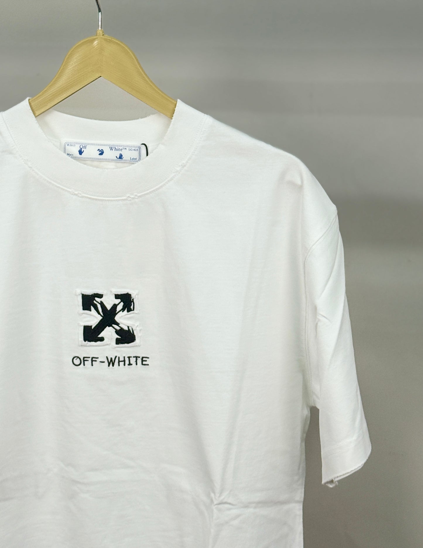 OFF_WHITE WASH OVERSIZED  TSHIRT