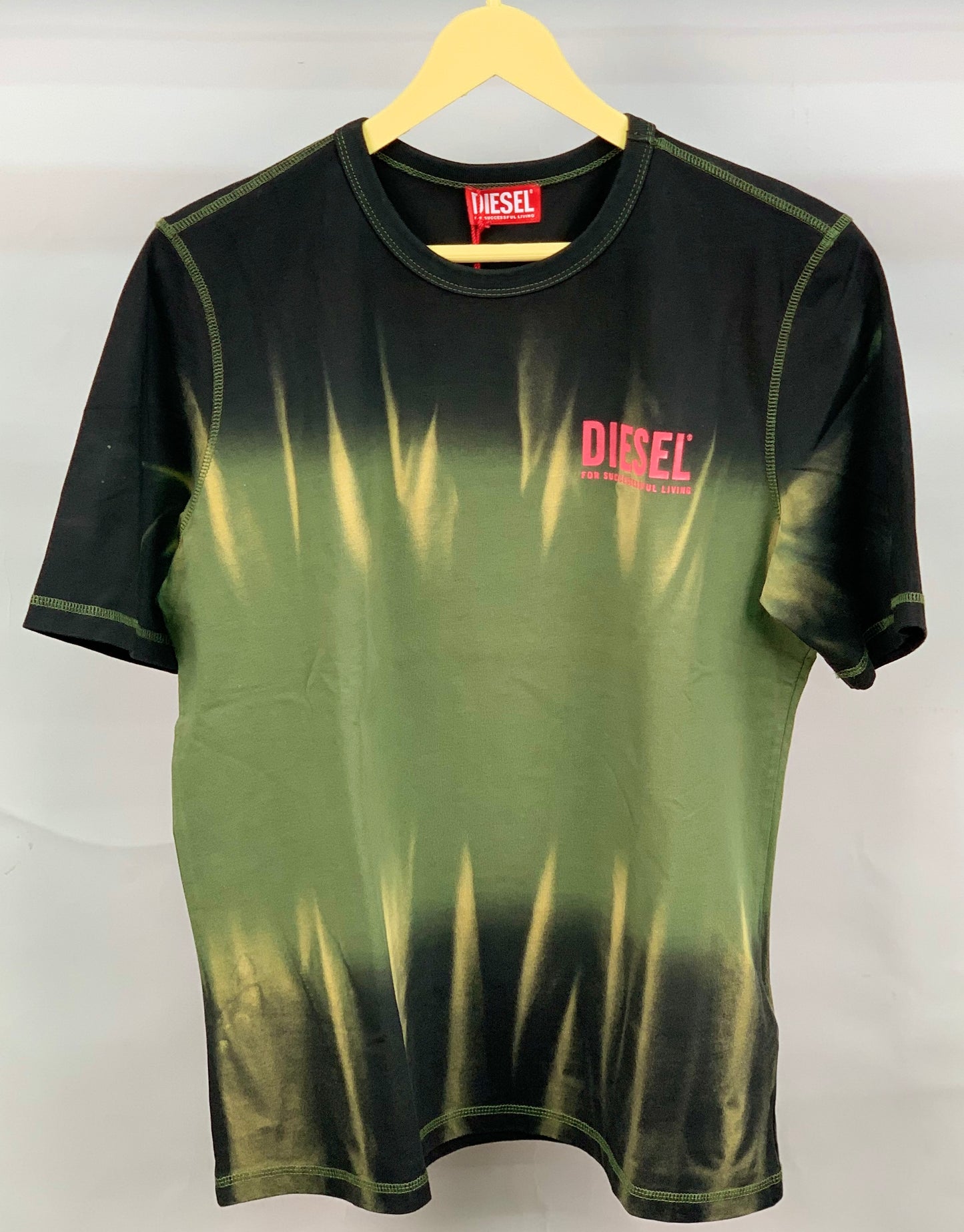 DIESE_L BLACK GREEN TSHIRT