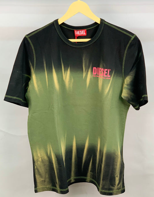 DIESE_L BLACK GREEN TSHIRT