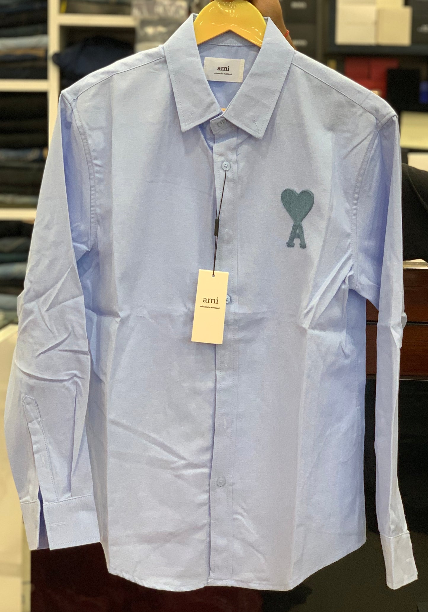 AM I SKY SHIRT WITH EMBROIDERED
LOGO