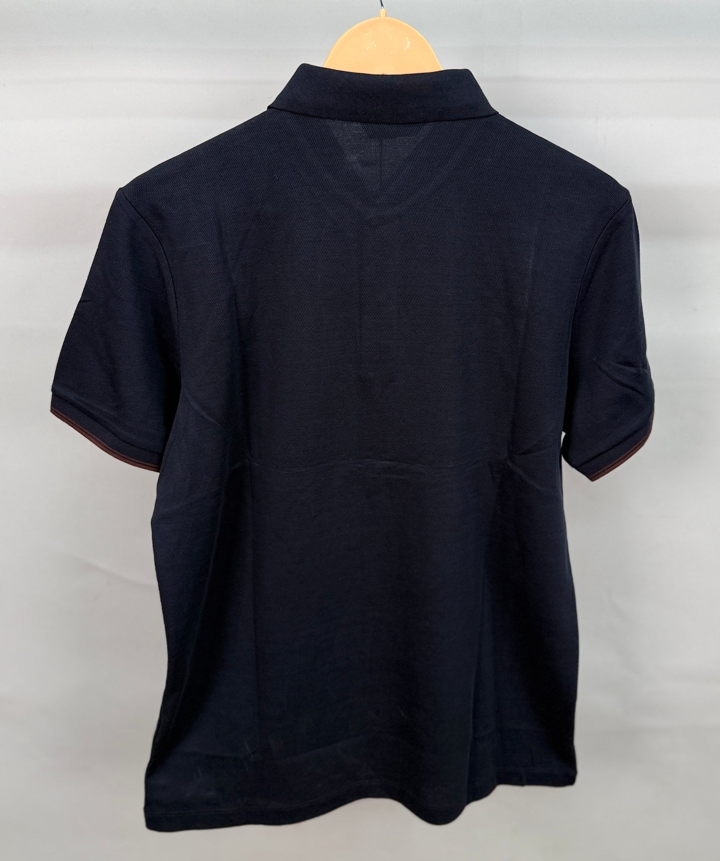LORO_PIANA POLO BLACK TSHIRT