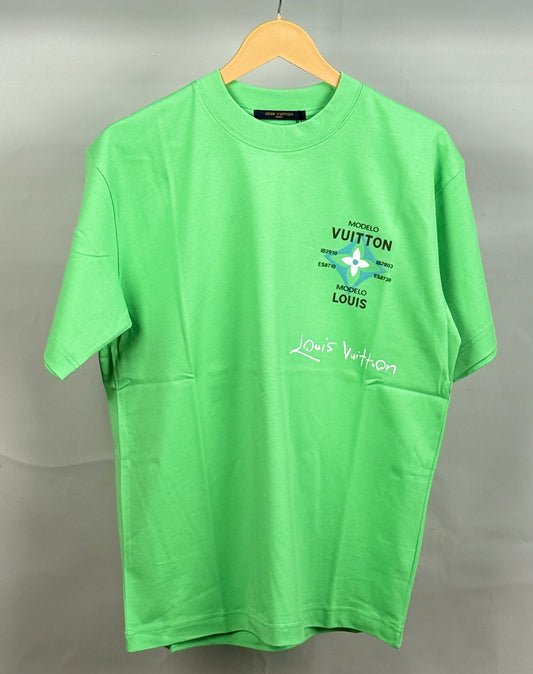 LOUIS_VUITTO_N GREEN TSHIRT