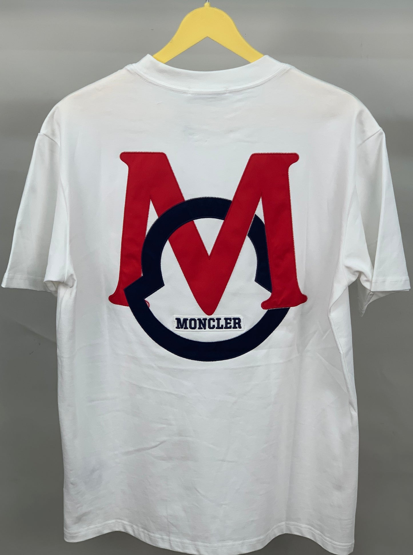 MONCLE_R WHITE  RED TSHIRT
