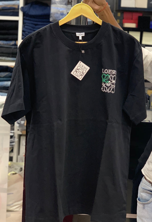 LOE_WE BLACK TSHIRT WITH BACK PRINT