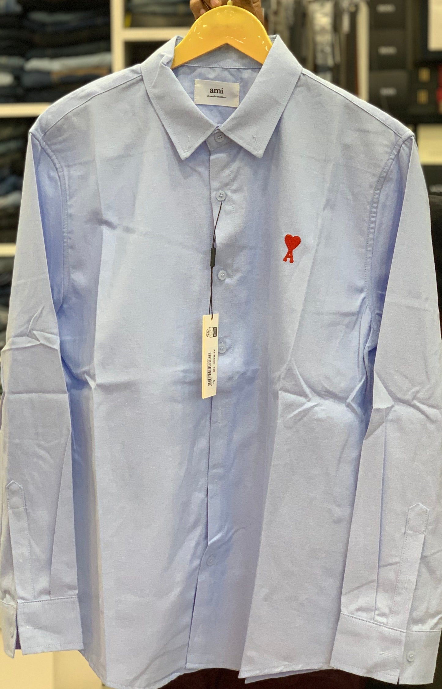 AM I SKY SHIRT WITH RED LOGO