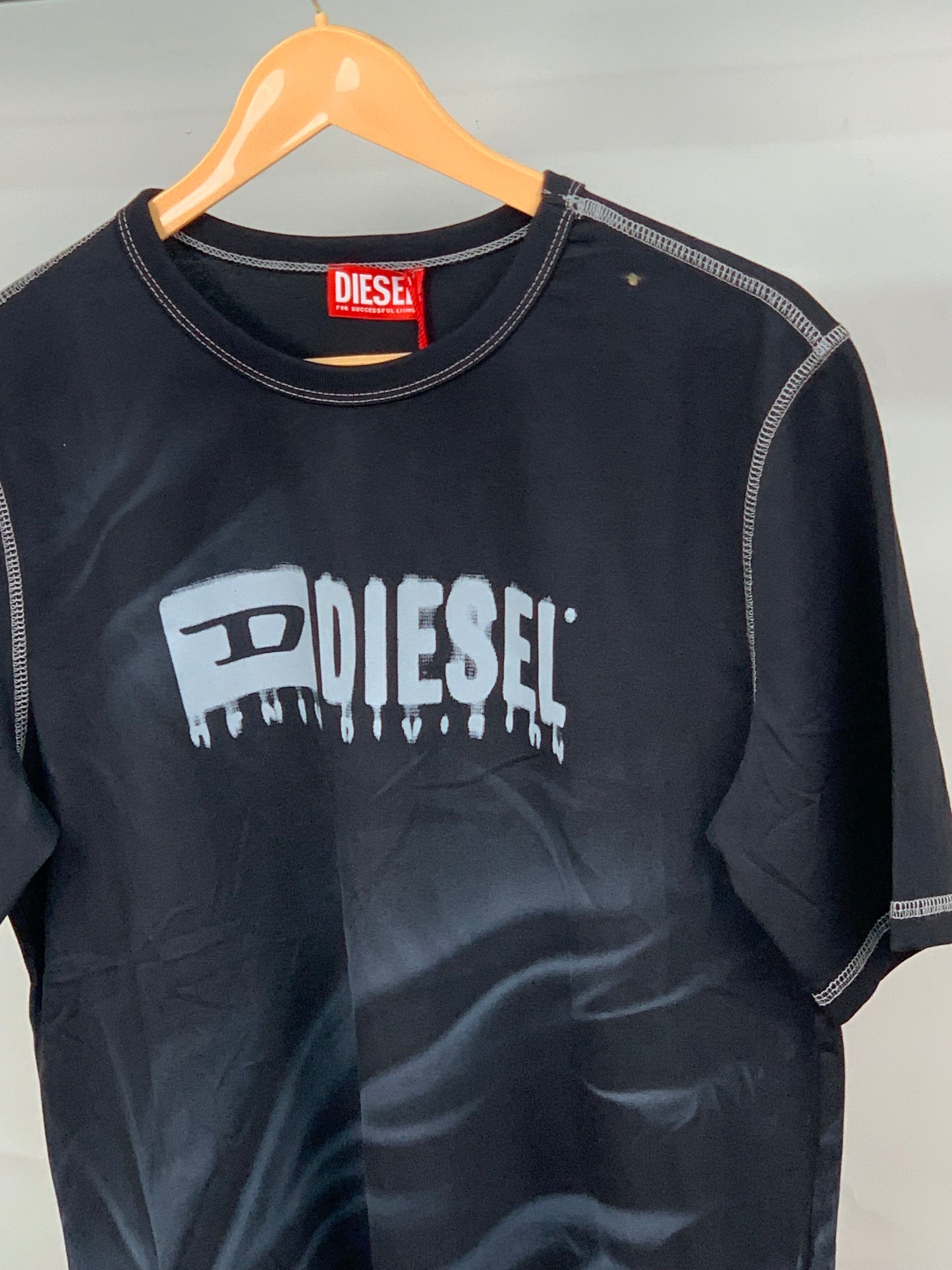 DIESE_L TSHIRT BLACK WASH