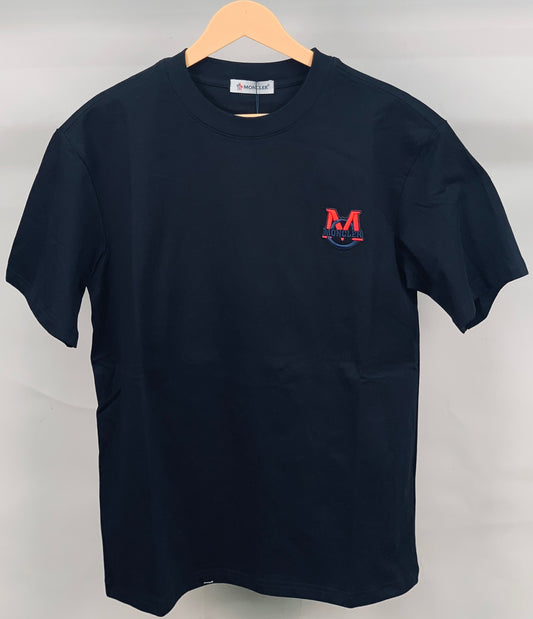 MONCLE_R BLACK RED TSHIRT