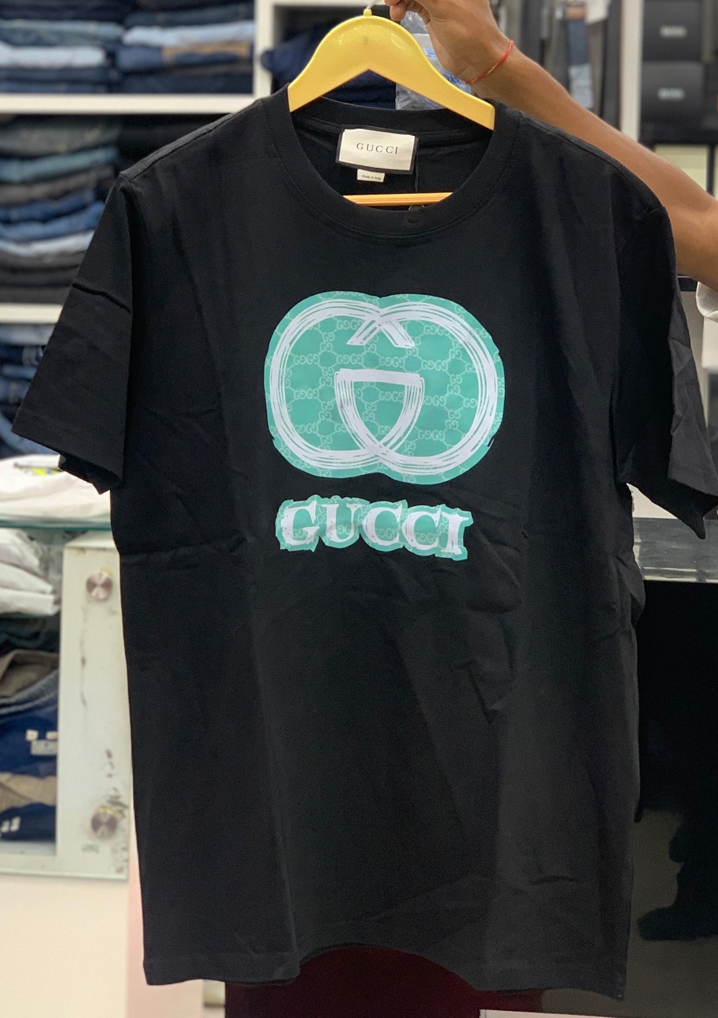 GUCC_I BLACK TSHIRT