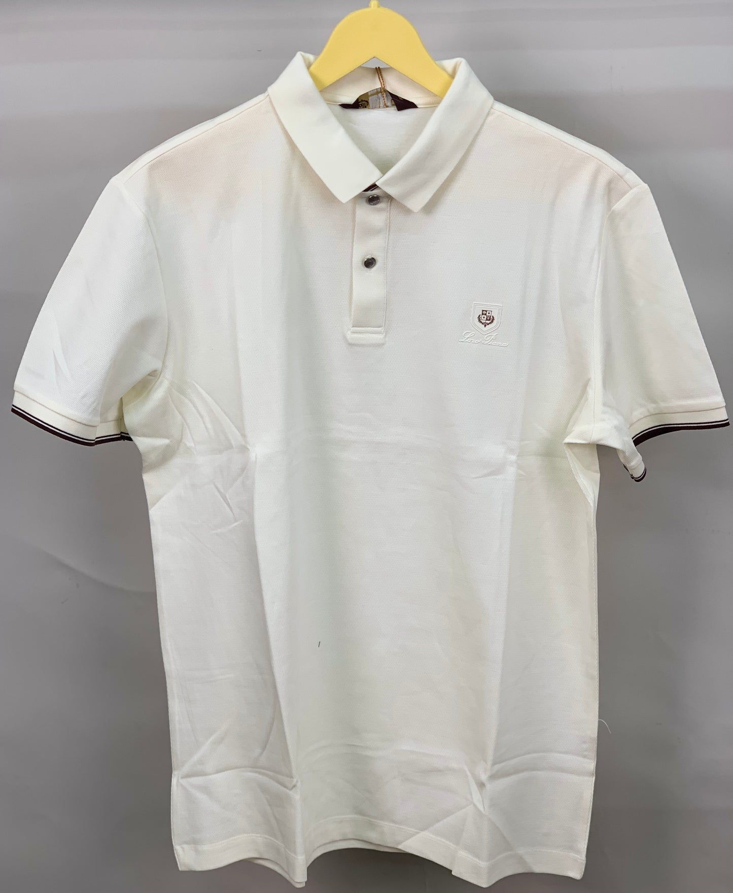 LORO_PIANA POLO OFF WHITE TSHIRT