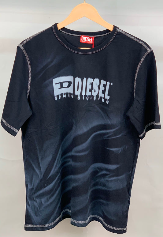 DIESE_L TSHIRT BLACK WASH