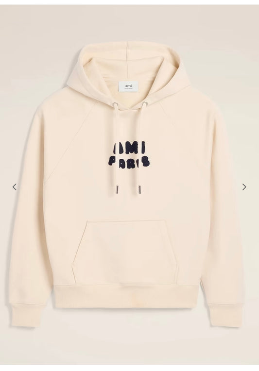 AM I PARIS CREAM HOODIE