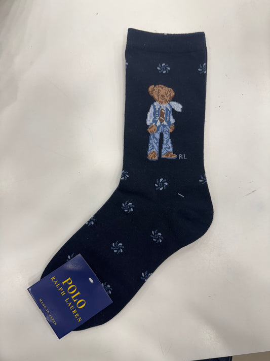 POLO BEAR NAVY BLUE SOCKS